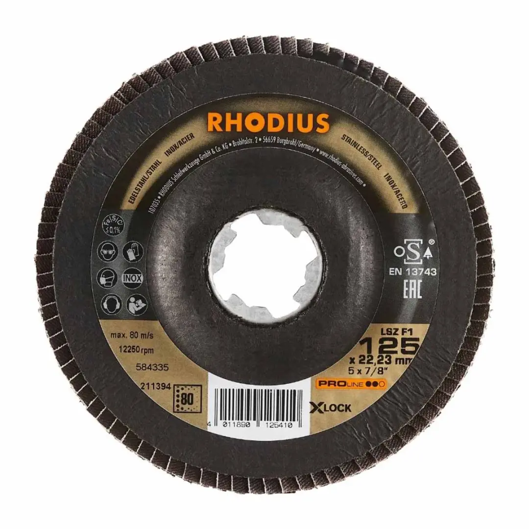 Rhodius Pro Lamellenschijf 125mm X-Lock LSZ F1