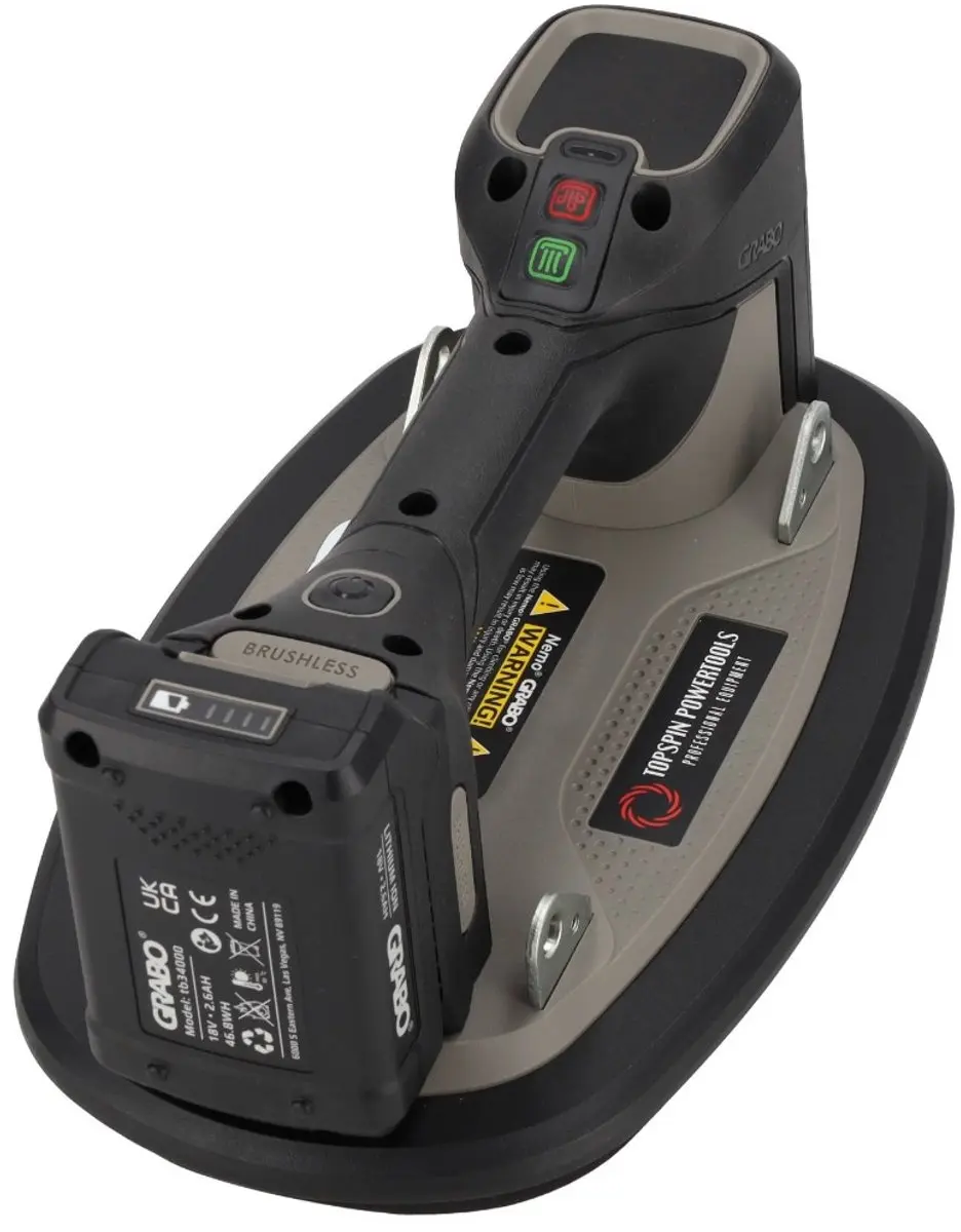 Grabo Pro Brushless in Koffer - Zuignap 29cm - 120kg