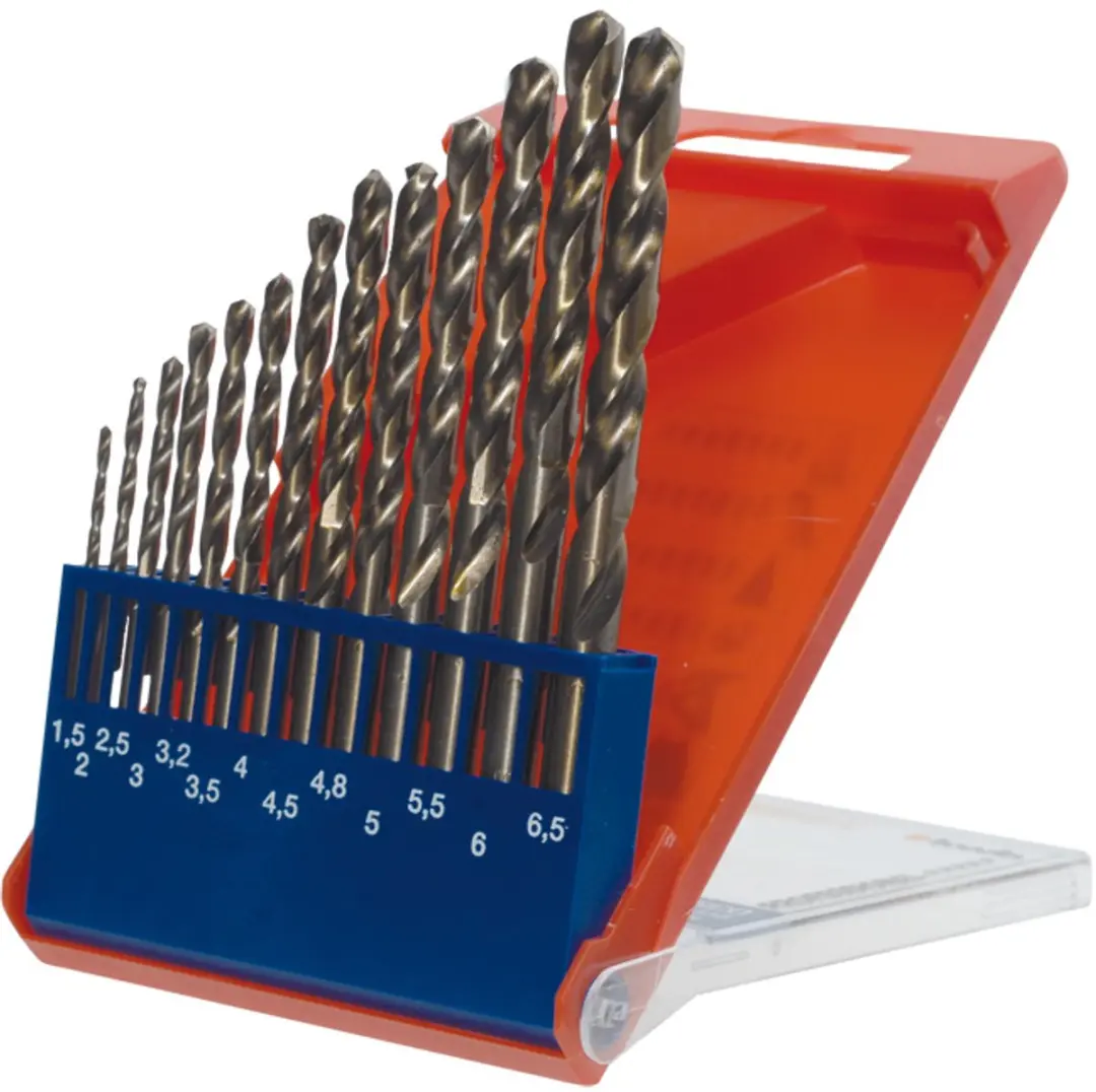 KWB HSS Cobalt Boren 1,5-6,5mm - 13-delig