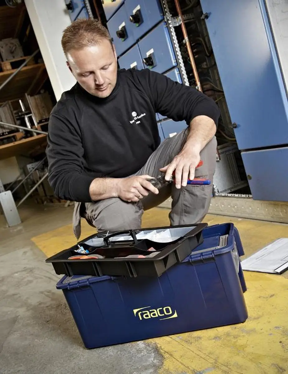 Raaco Compact 37 Gereedschapskist - Blauw - afbeelding 6 van 6