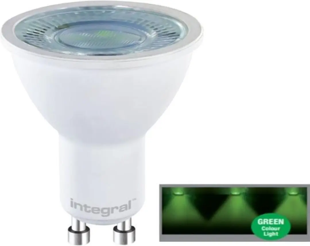 Integral GU10 LED Spot 5W Groen