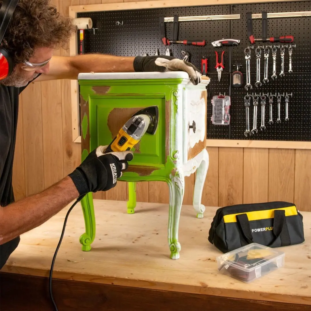 Powerplus POWX1348 Oscillerende Multitool - 450W - 35-delige Set