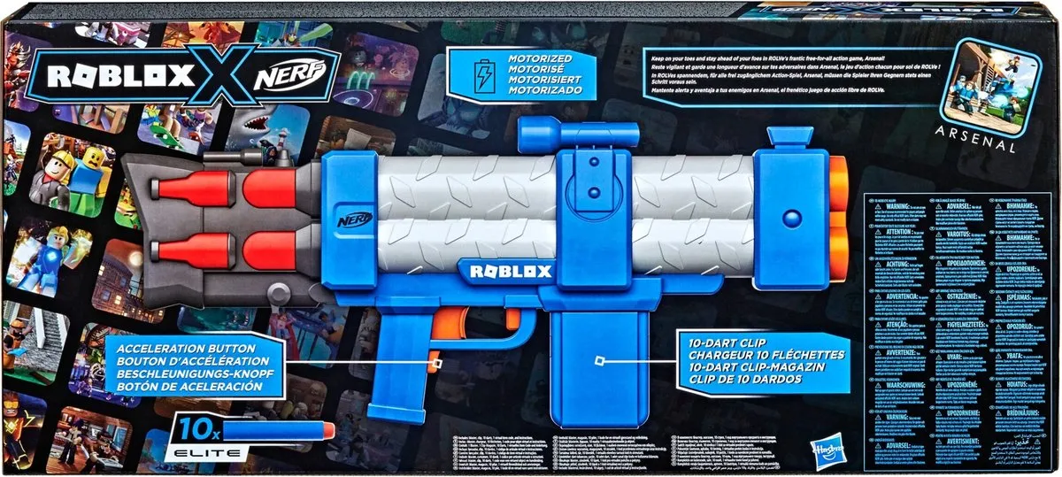 Nerf Roblox Arsenal Laser Pulse F2484EU4 - Multikleur - afbeelding 6 van 6