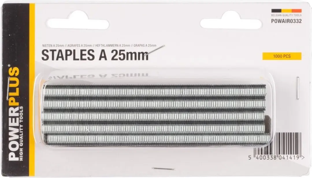 Powerplus POWAIR0332 Nietjes 25mm - 1000 Stuks