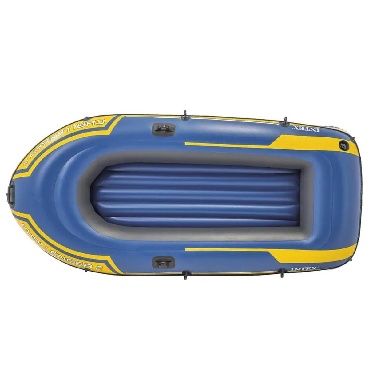 Intex Challenger 2 Opblaasboot 68367NP - Blauw/Geel