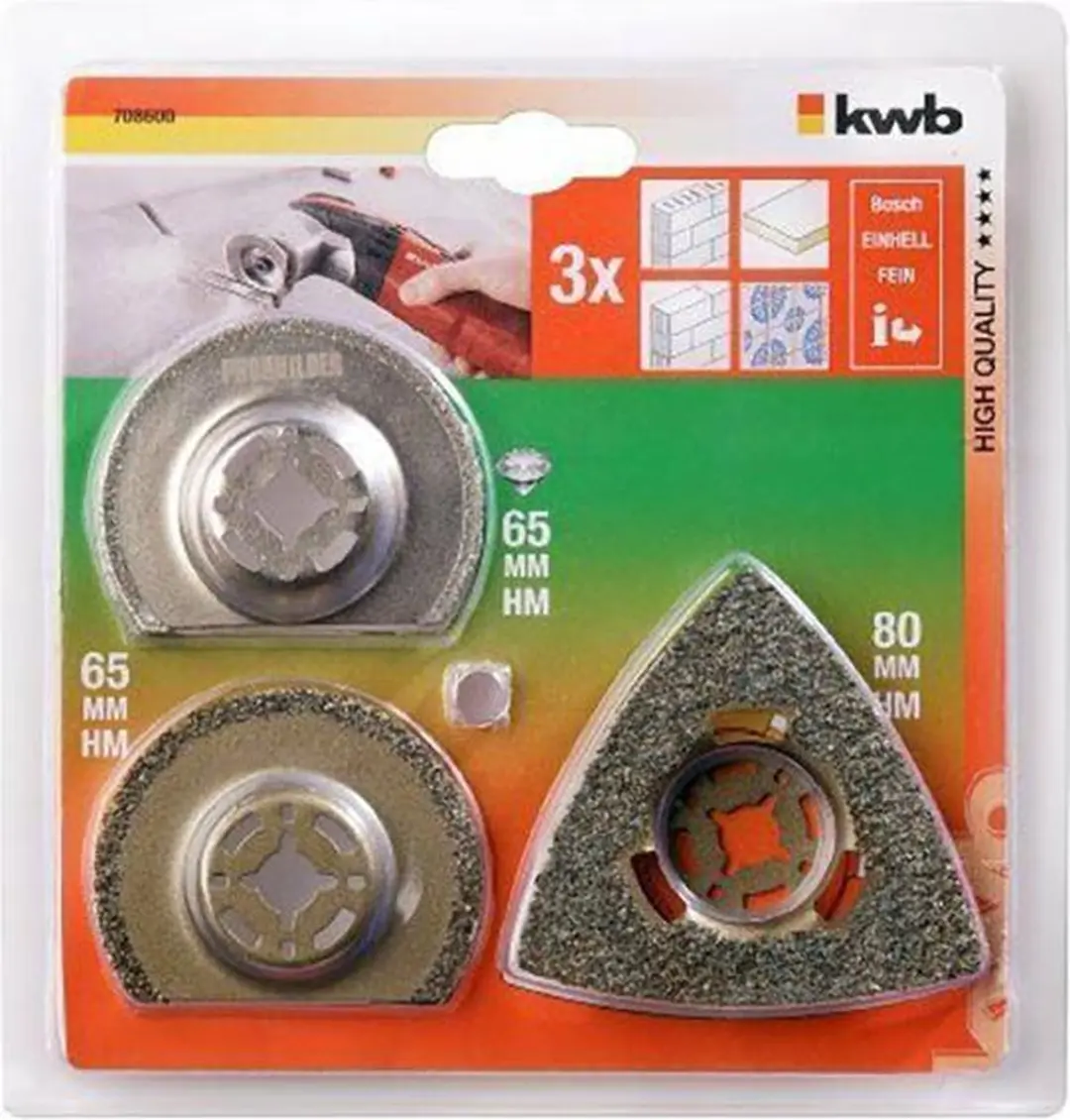 KWB tegelreparatieset 3-delig