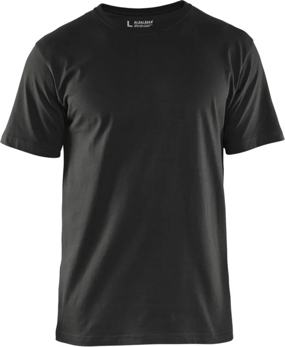 Blåkläder T-shirt 3325-1042 - 5 Stuks - Zwart - XL