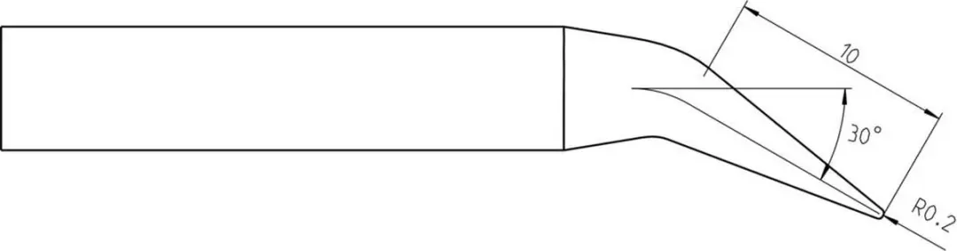 Weller RTU 004 C X MS Soldeerpunt - 0.4mm - 39.2mm