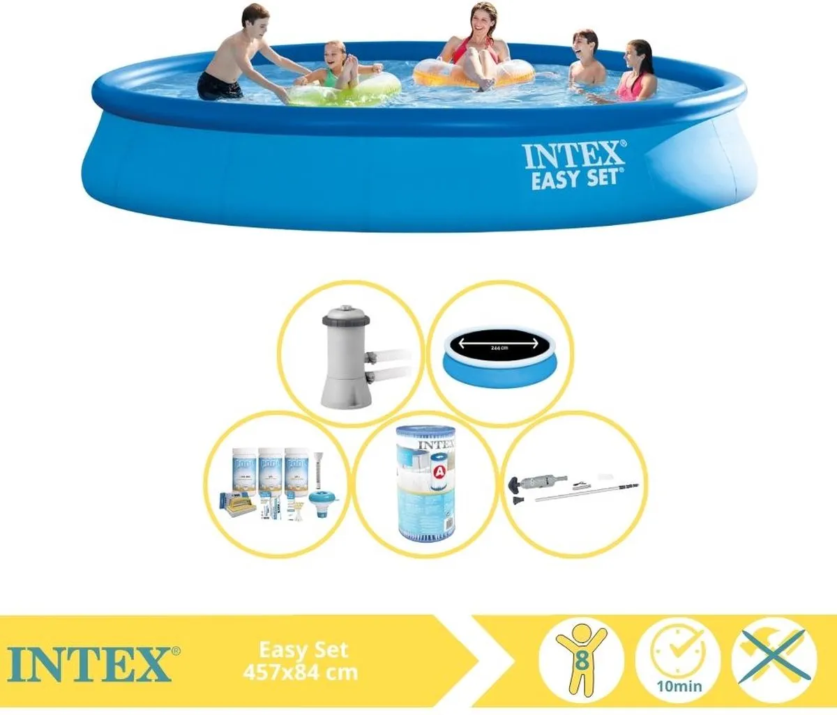 Intex Easy Set Zwembad 457x84cm
