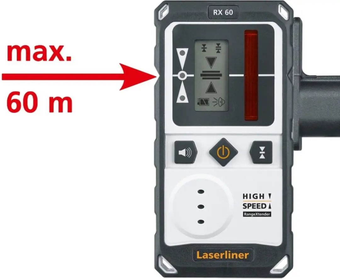 Laserliner RangeXtender 60 Handontvanger - Rood - 60m