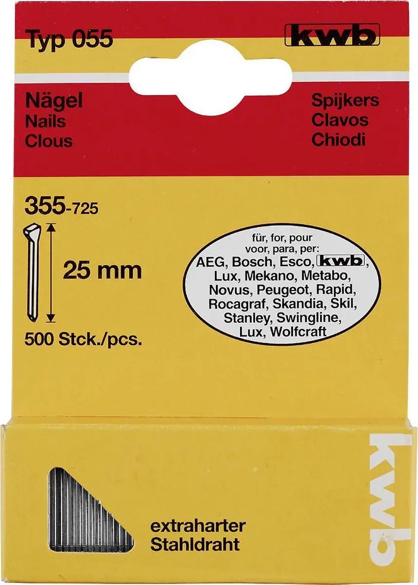 KWB Nagels Hard Type 055