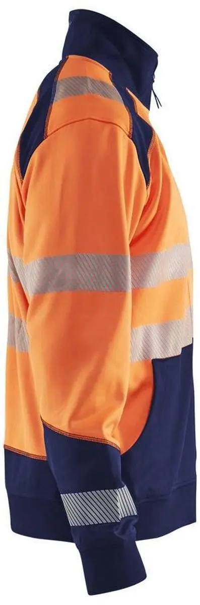 Blåkläder High Vis Sweatshirt 3558-2528 - XL - Oranje/Marineblauw