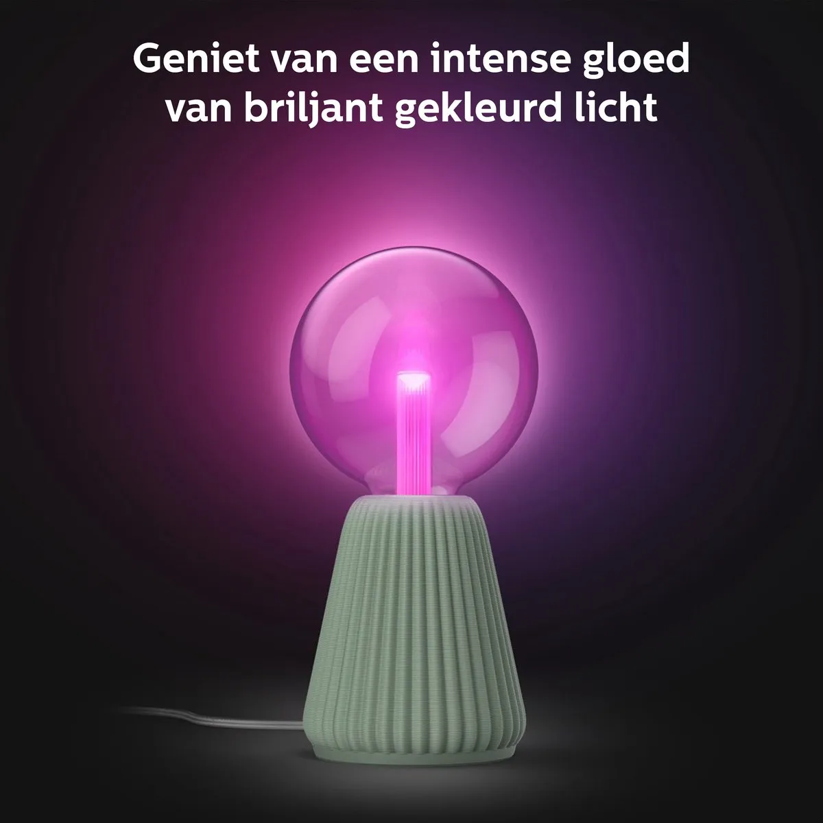 Philips Hue Lightguide 3D Tafellamp Saliegroen - E27 RGBW