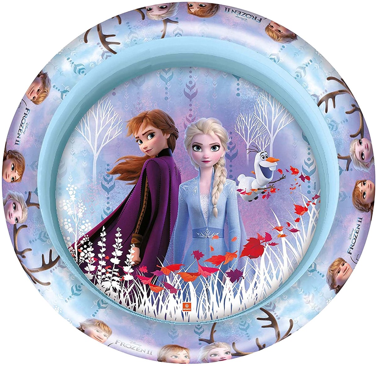 DISNEY Frozen OPBLAASBAAR zwembad voor in de tuin, rond kinderzwembad BESTWAY 100 cm