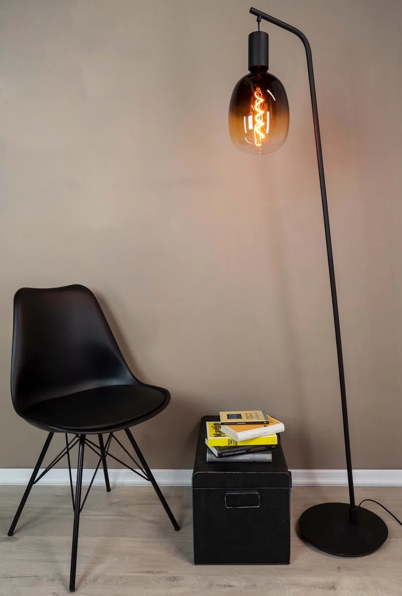 Eglo Cranley Vloerlamp E27 - 170 cm - Zwart