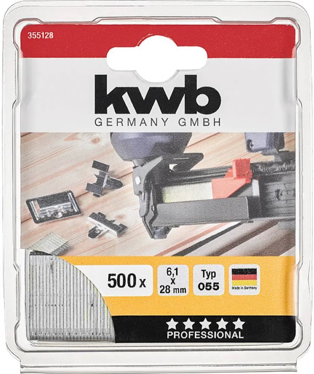 KWB Nieten Hard Type 055C 6.1x28mm - 600 Stuks