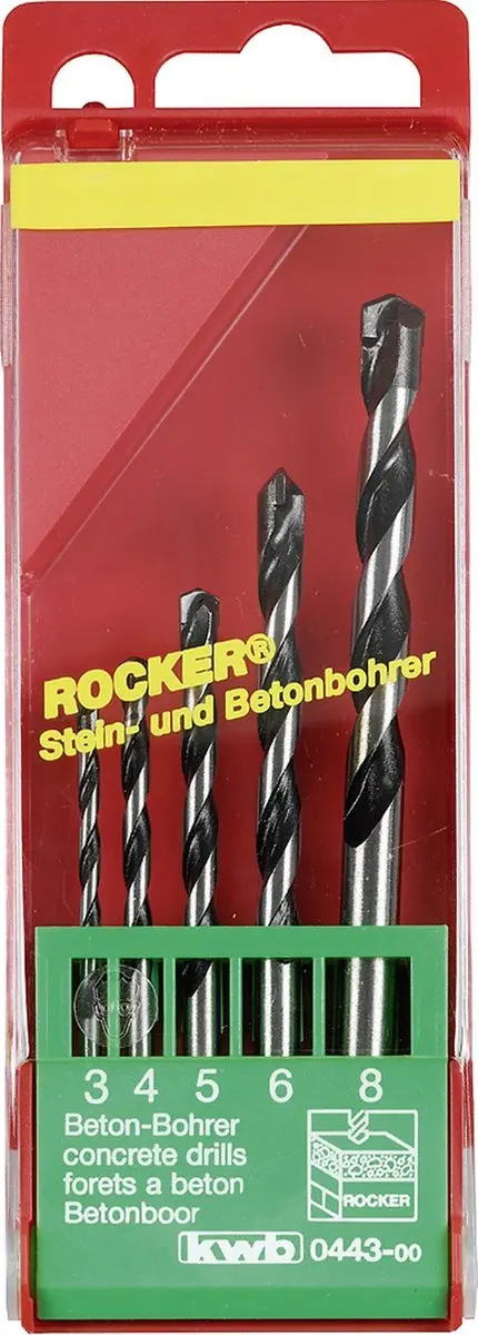 KWB Rocker Betonborenset 5-delig