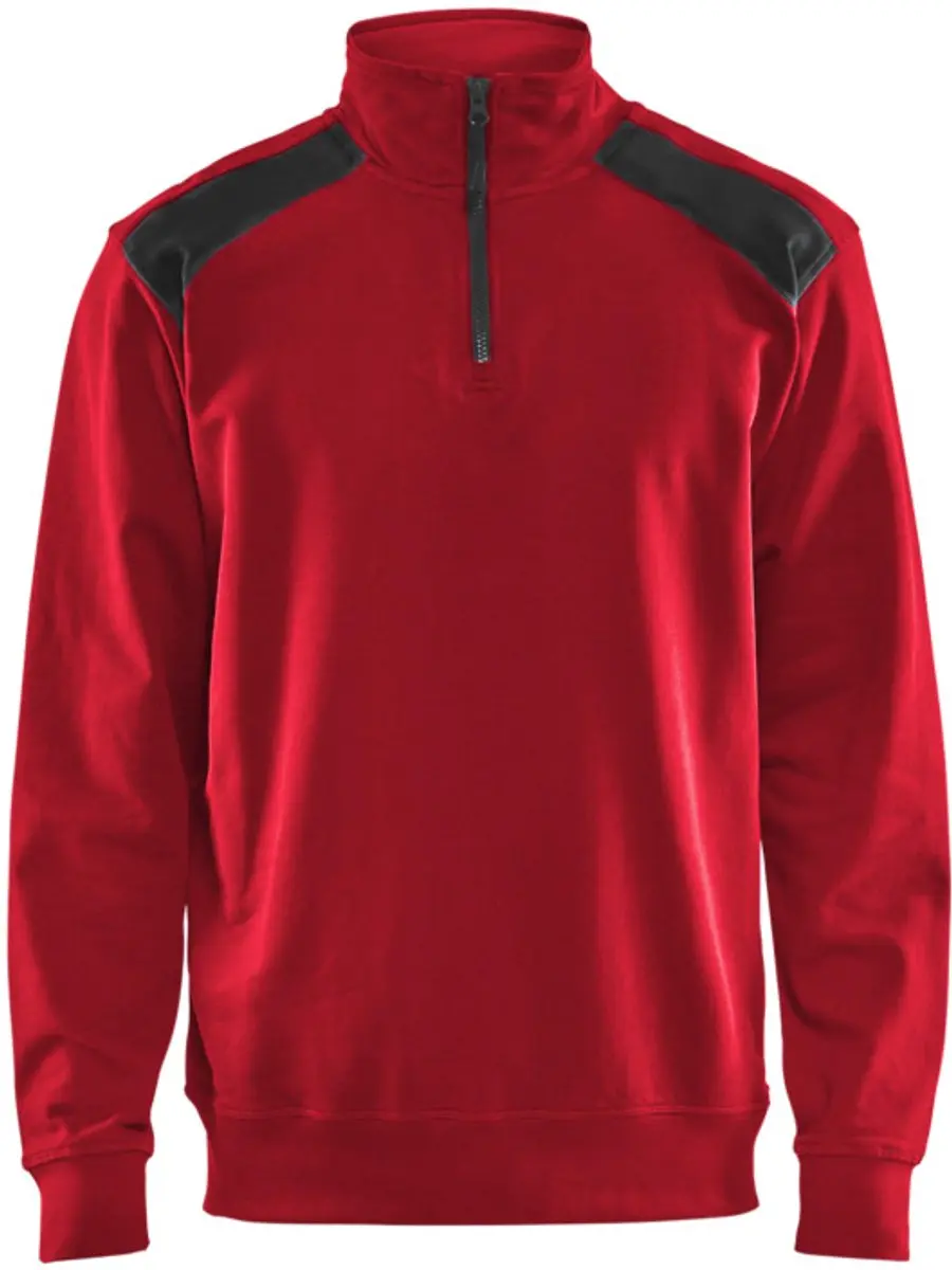 Blåkläder Sweatshirt Bi-color Halve Rits 3353-1158