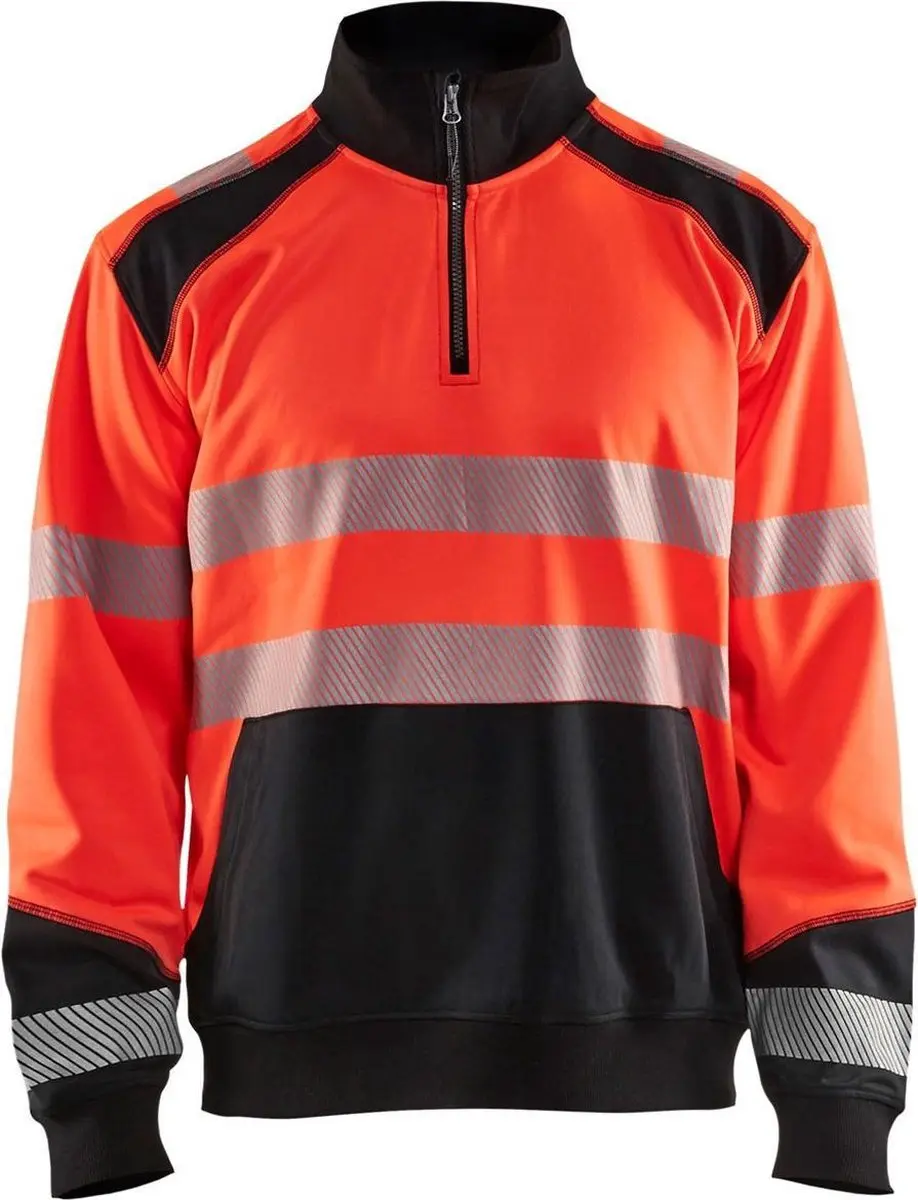 Blåkläder High Vis Sweatshirt 3556-2528 - Rood/Zwart - S