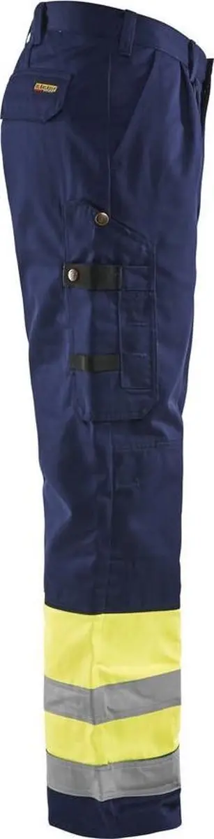 Blåkläder Werkbroek High Vis 1584-1860 C62 - Geel/Marineblauw