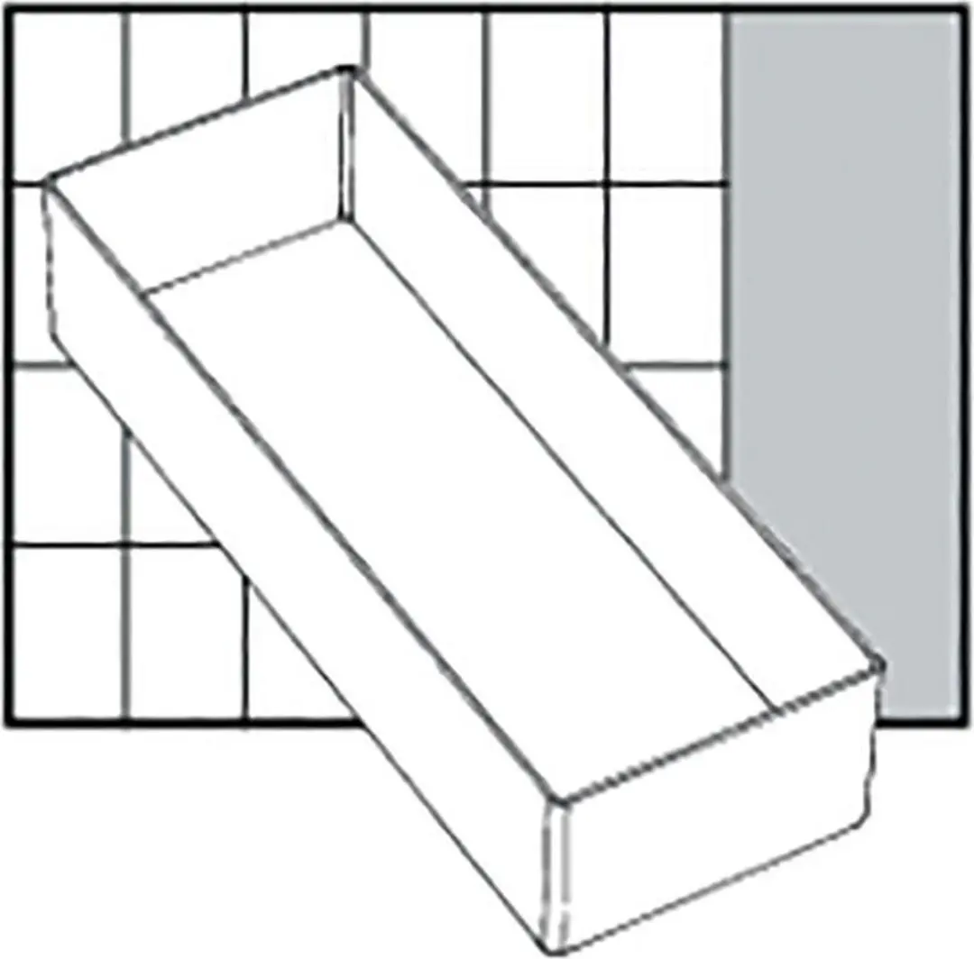 Raaco A7-2 Inzetbakje 79x218x47mm