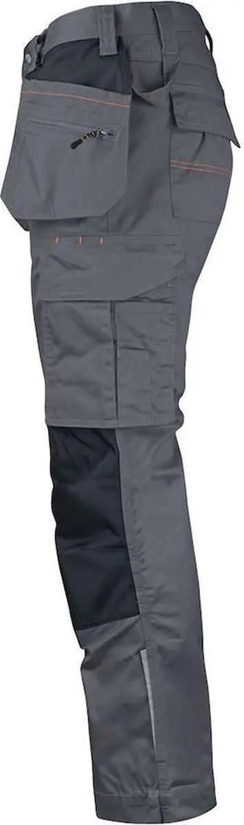 Jobman Practical 2322 Werkbroek Holsterpockets 46 - Donkergrijs/Zwart