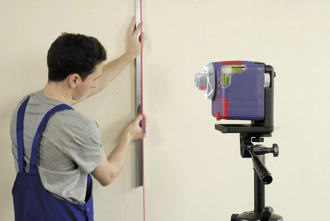 KWB Bouwstatief 155cm met Camera-adapter