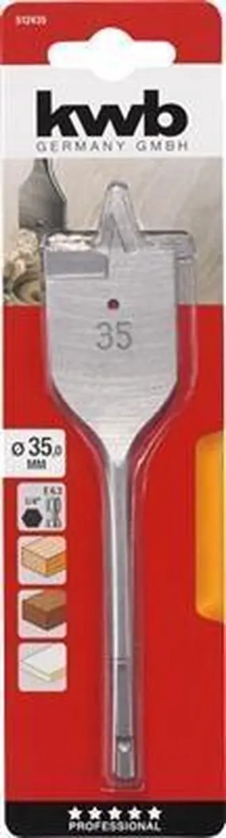 KWB Speedboor Lepelboor 35mm Profi - 30mm - MPN 5124
