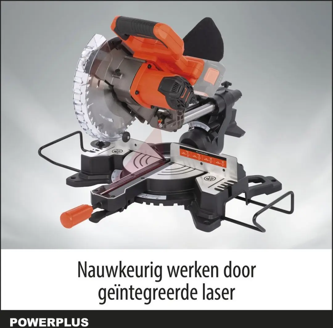 Powerplus POWDP2560 Telescopische Verstekzaag 210mm