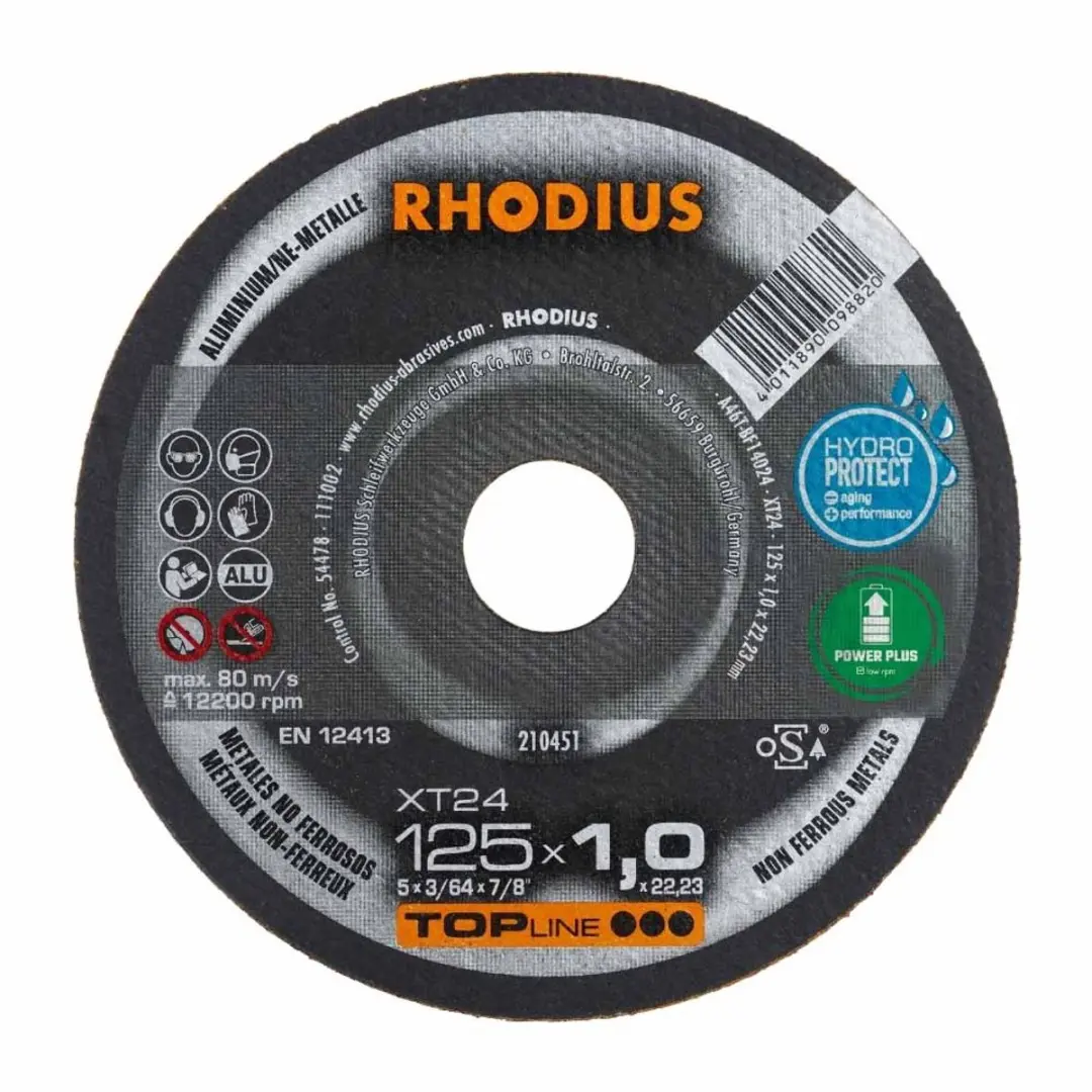 Rhodius XT24 210451 Alu Doorslijpschijf 125mm