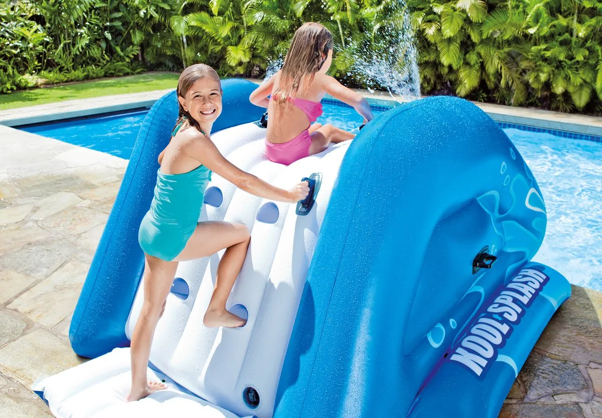 Intex Kool Splash Water Glijbaan 58849NP - Blauw/Wit - afbeelding 5 van 6