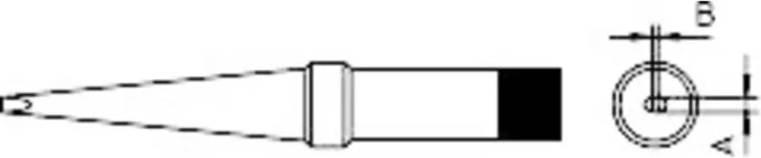 Weller 4PTK7-1 Soldeerpunt - 1.2mm
