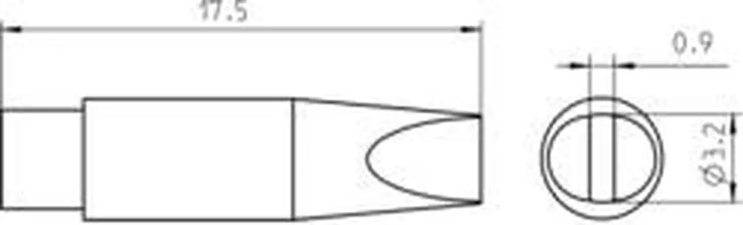 Weller RTM 032 S MS Soldeerpunt Beitelvorm T0050101099 - afbeelding 6 van 6