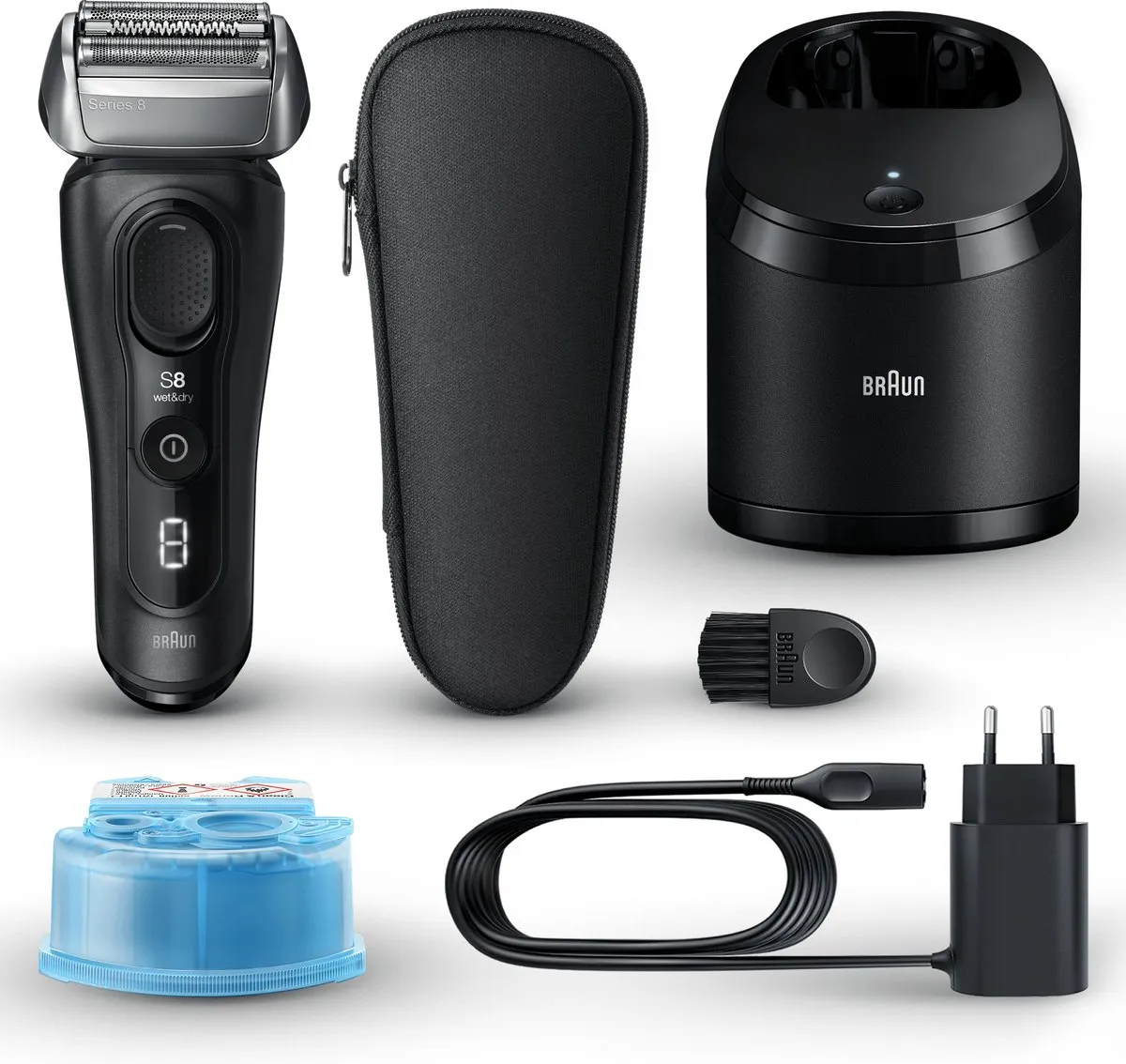 Braun Series 8 8560cc Scheerapparaat - 4 Mesjes - Zwart