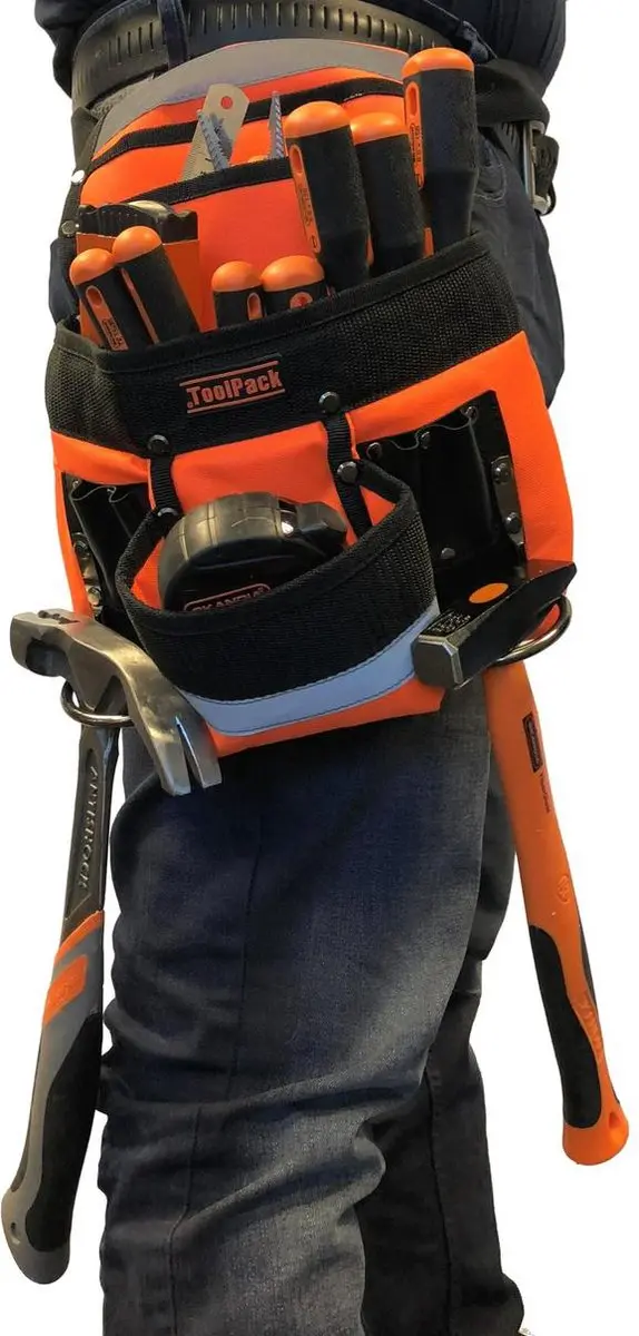 Toolpack Wise Gereedschapshouder - 6-delig - Oranje/Zwart