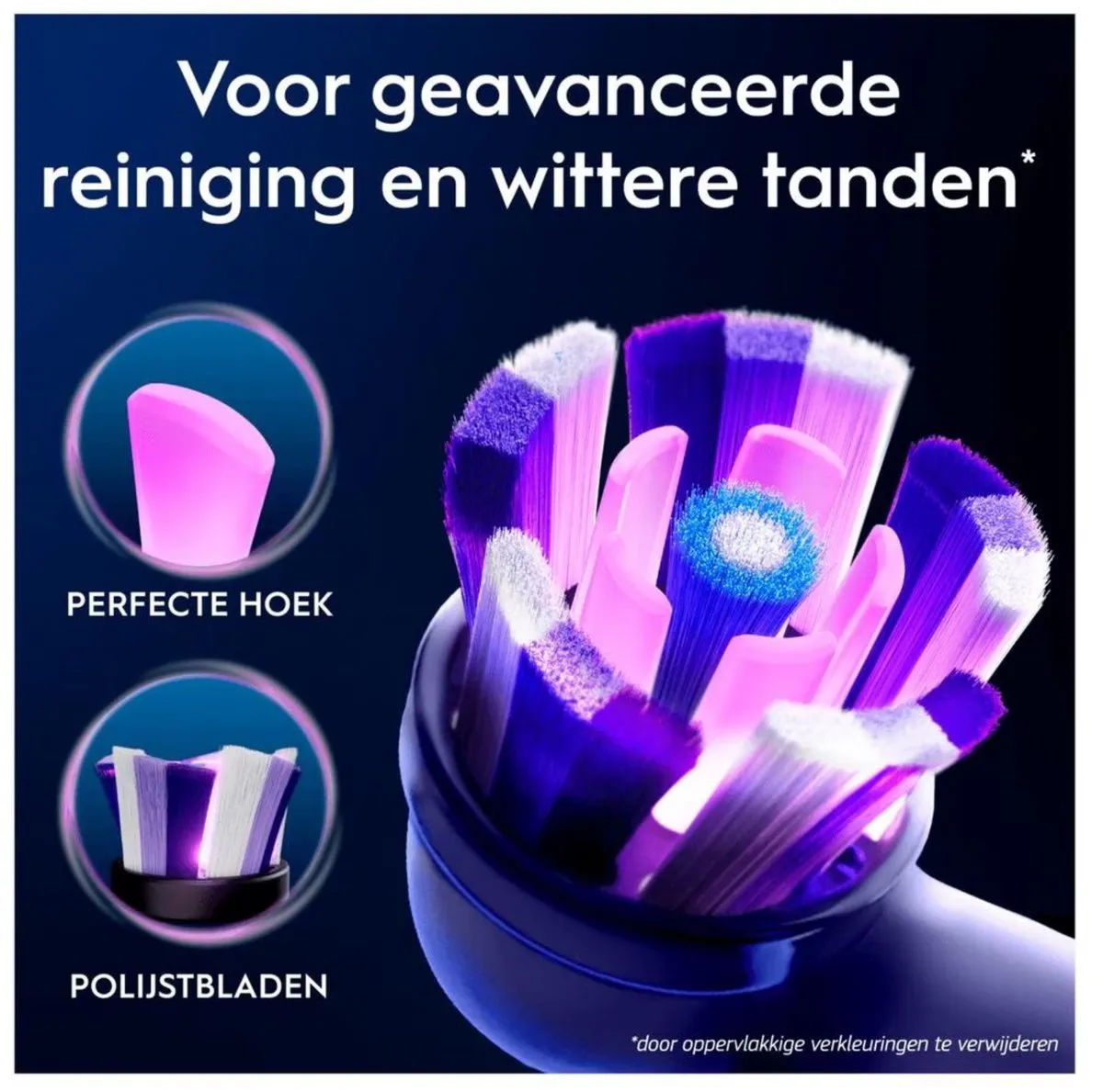 Oral-B iO Radiant White Opzetborstels - 2 Stuks