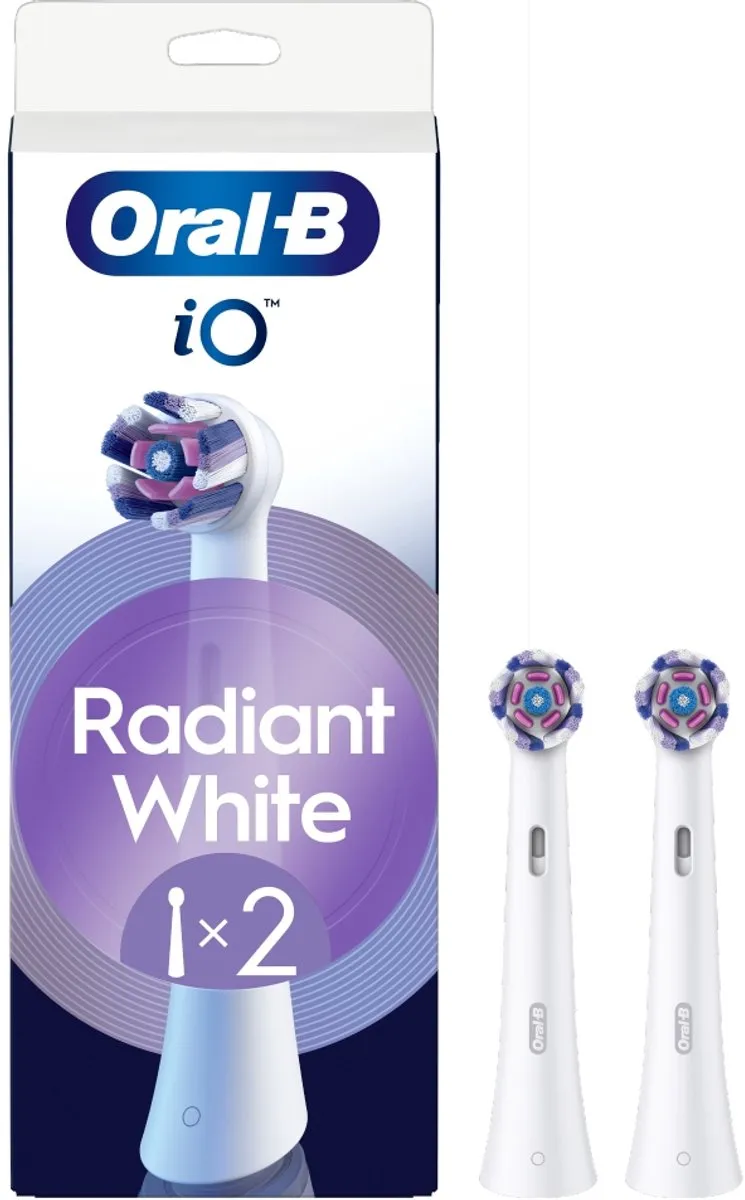 Oral-B iO Radiant White Opzetborstels - 2 Stuks