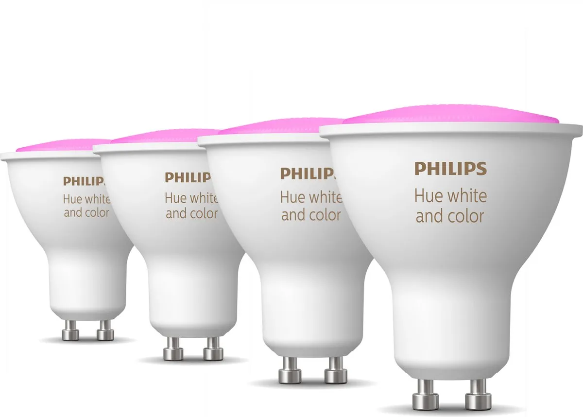 Philips Hue Voordeelpakket GU10 4 Stuks