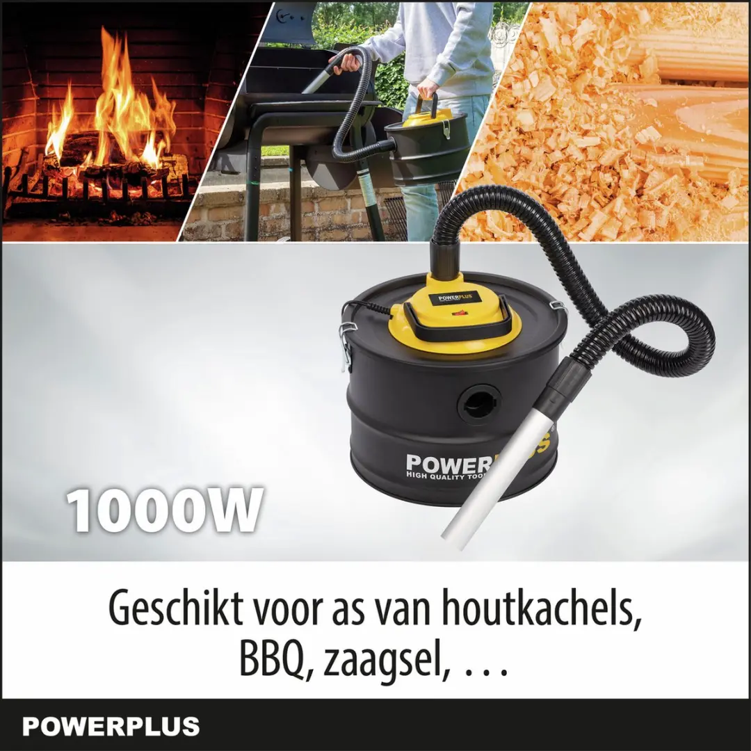 Powerplus POWX3000 Aszuiger 1000W - 15L - Incl. blaasfunctie