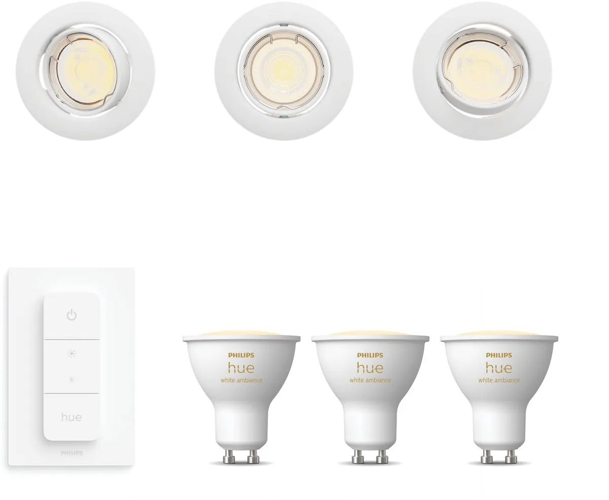 Philips Hue Peridot Set 3 Inbouwspots