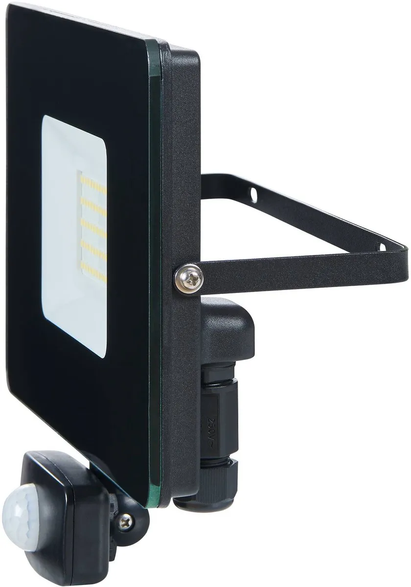Eglo Faedo 3 LED Straler met Sensor 50W - Zwart