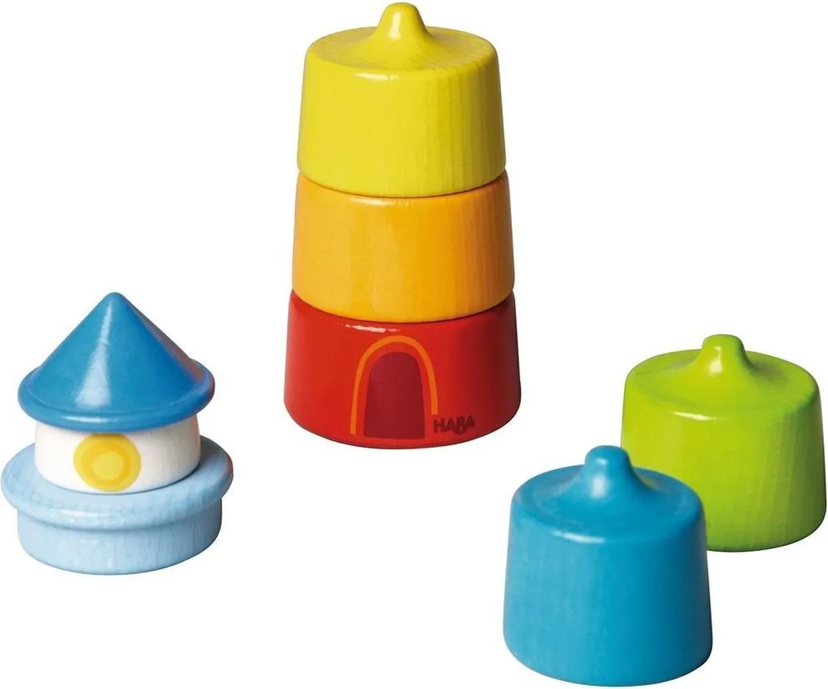 Haba Stapelspel Toren - Meerdere kleuren