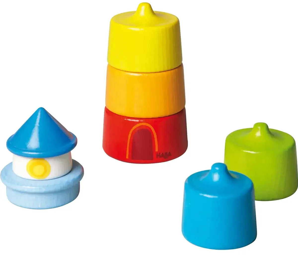 Haba Stapelspel Toren - Meerdere kleuren