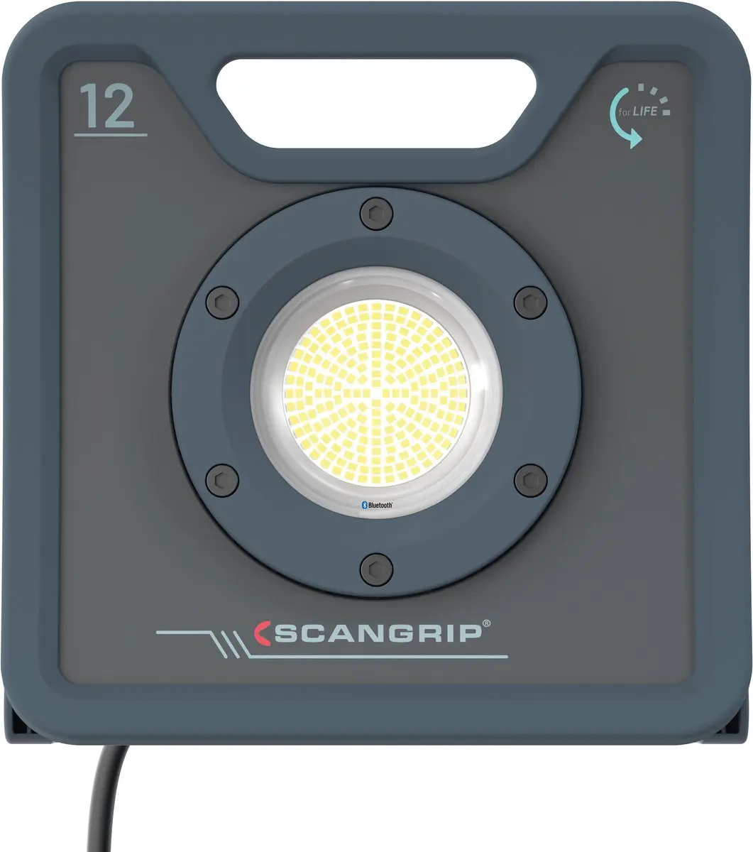 Scangrip LIFE Nova 12 LED-bouwlamp 12000 lm - 5700K - Grijs