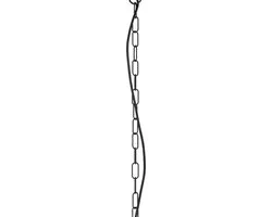 Eglo Rockingham Hanglamp E27 Ø53cm - Zwart/Bruin