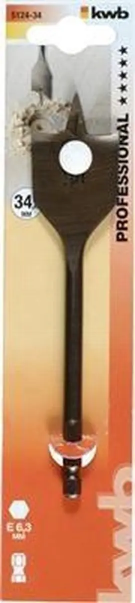 KWB Speedboor Lepelboor 34mm Profi - 30mm - MPN 5124