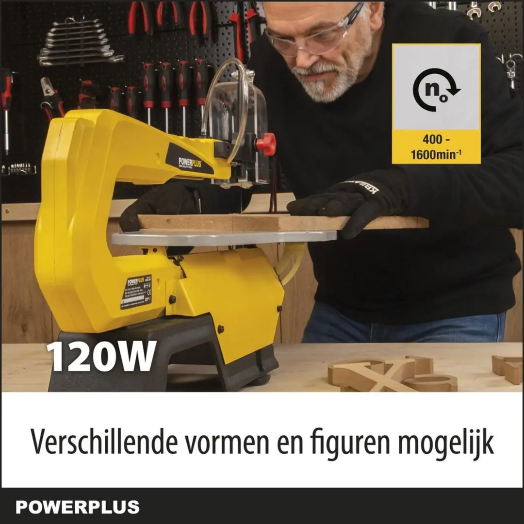 Powerplus POWX195 Elektrische Figuurzaag 120W - 2 Accus - afbeelding 6 van 6