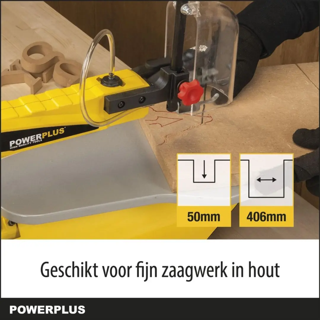 Powerplus POWX195 Elektrische Figuurzaag 120W - 2 Accus