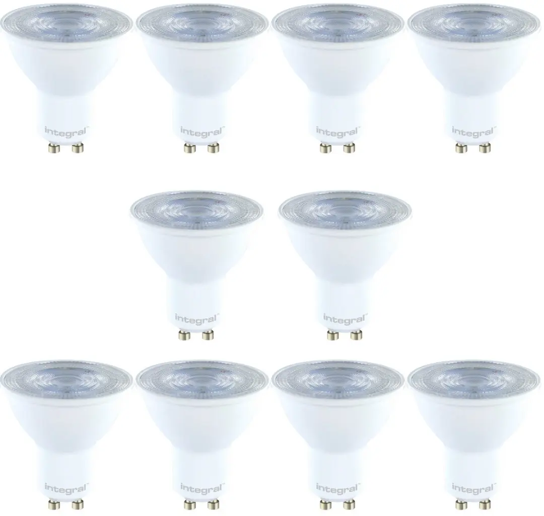 Integral GU10 LED Spot 3,6W 4000K 400lm - 10 Stuks