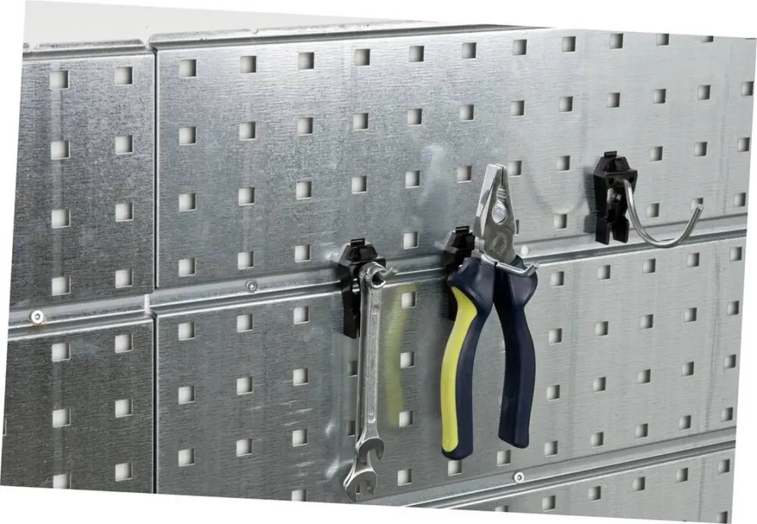 Raaco 110723 Gereedschapshaak Clip 1-90mm - 5 Stuks - Zwart